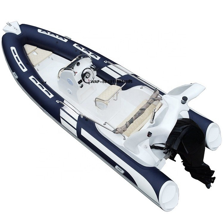 Fishing Boat Fiberglass - 파란색 19피트 PVC 에어 폰툰 강화
