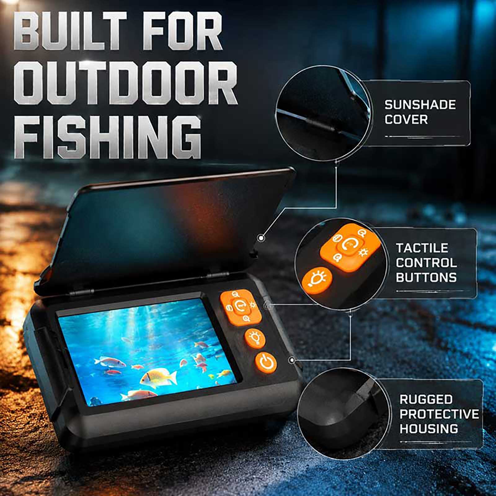 1080P HD 어군탐지기 수중 카메라 모니터 야간 투 - Fishing Boat Depth Finder 리뷰 및 가격